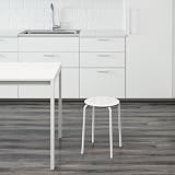 IKEA MARIUS Stool White - Stackable, 20 kg max weight view 4