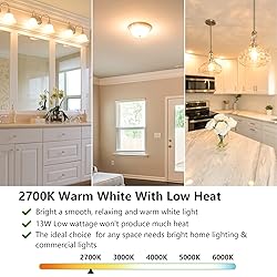 MAXvolador A19 LED Light Bulbs, 100 Watt