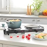 Progress EK4399P Electric Twin Hot Plate 1500W 1000W Dual Temperature view 6
