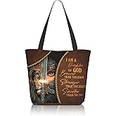 Rxenvkuz Bible Tote Bags For Women Christian Tote Bags For Women Religious Shoulder Bag Scripture Reusable Grocery Bag
