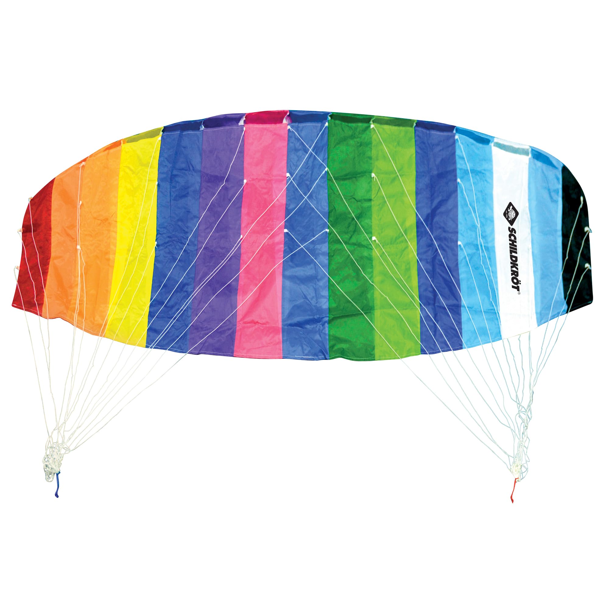 Schildkröt Dual Line Sport Kite 2.0, Two-Line Steering Foil, + 14 years, 75x200 cm, Incl. 60 kp Polyester Cords, 2x25m on Winder, 2-6 Beaufort, 970469