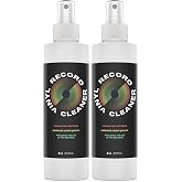 Impresa Record Cleaner Spray Refill - 2 x 8 Fl Oz Removes Dust &amp; Static with Vinyl Cleaning Fluid - Enhances Audio Clarity with Vinyl Record Cleaner Spray