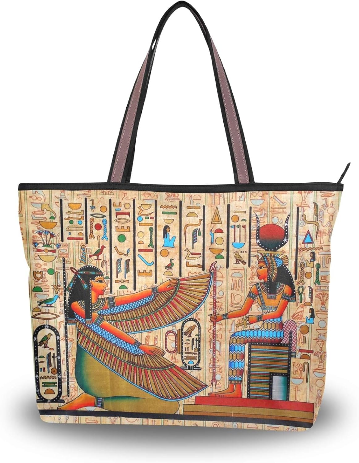Light Weight Strap Handbags Ancient Egyptian Unique Vintage Tote Bag