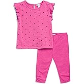 Splendid girls Bellflower Ruffle Sleeveless Shirt and Pant Legging 2-piece Set