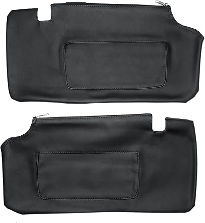 Amazon 車種選択可能 ヴェゼル ヴェゼルハイブリッド サンバイザー カバー 日焼け防止 車内 内装 ドレスアップ アクセサリー カスタム パーツ Pvcレザー 黒 ブラック 2pセット サンバイザー 車 バイク