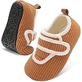 LeIsfIt Toddler Slippers Boys Girls House Shoes Soft Warm Kids House Slippers Slip on Cozy Bedroom Sock Shoes Non-slip Indoor Outdoor Slipper Shoe