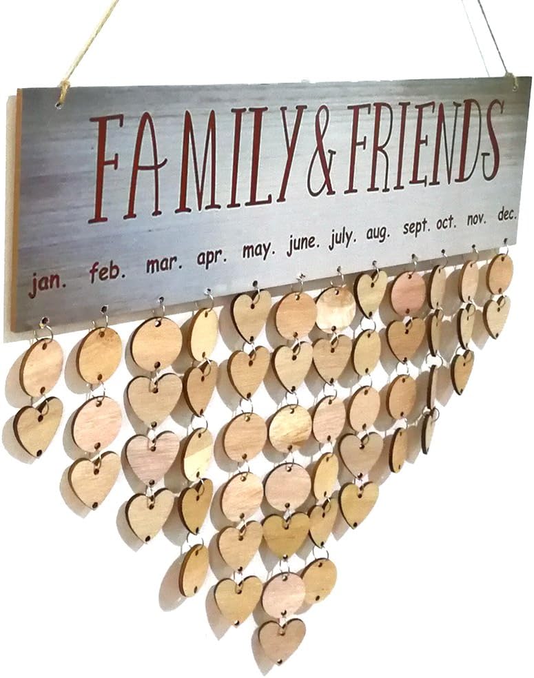 Calendriers Agendas Et Organiseurs Decdeal Calendrier Des Anniversaires En Bois Famille Amis Anniversaire Rappel Dates Speciales Raboteuse Calendrier Maison Suspendus Decor Cadeau Fournitures De Bureau Stargas Ie