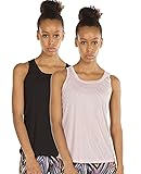icyzone Yoga Tops Activewear Workout Clothes Open