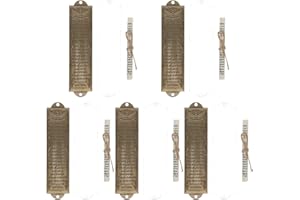 NOLITOY 5 Sets Religious Holy Scroll Vintage Decor Religious Mezuzah Craft Mezuzah Decoration Mezuzah House Decor Metal Alloy Crafts Mezuzah Alloy Decor
