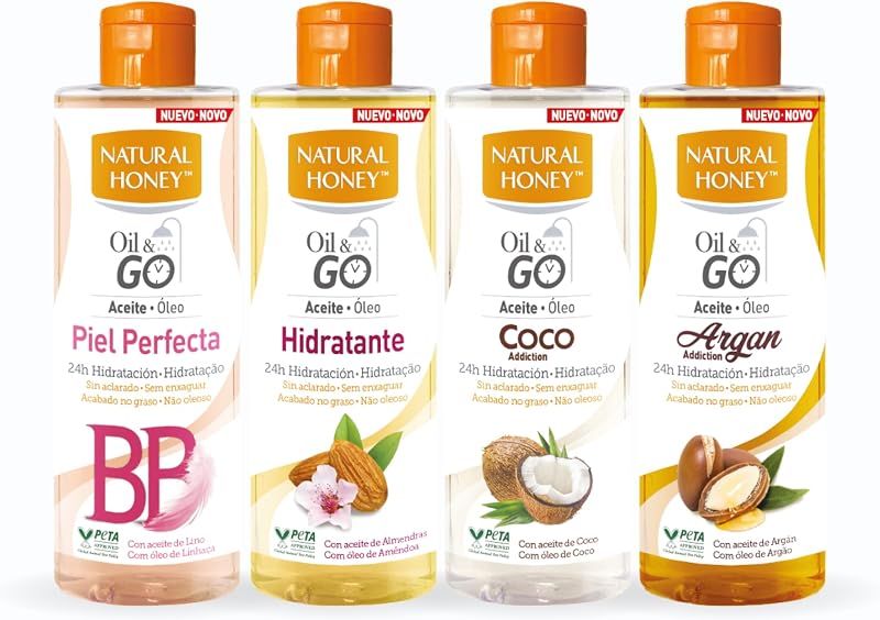 , Óleo & Gás Coco Addiction, Óleo de Banho Enxaguante com Óleo de Coco, 24H de Hidratação com Aroma Tropical, Rápida Absorção, Final Não Gorduroso, Nutritivo e Revitalizante, 250 ml
