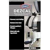 Descaling Powder Solution - 4 Uses - Activated Scale Remover for use with Keurig 1.0/2.0, Home Coffee and Espresso Machines, Kettles, Garment Steamers