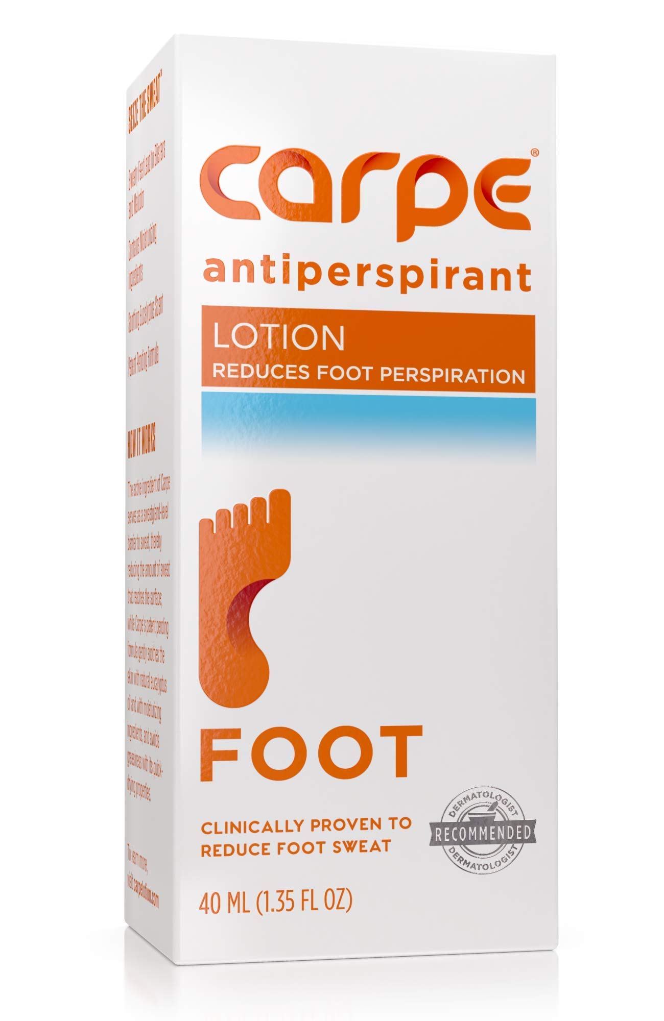 Carpe Antiperspirant Foot Lotion, A Solution