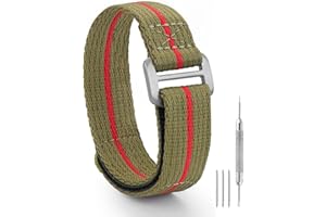 1963 WATCH Nylon Watch Band - Hook and Loop Fasteners Soft Watch Strap 20mm 22mm - Sport Watch Bands for Men Women