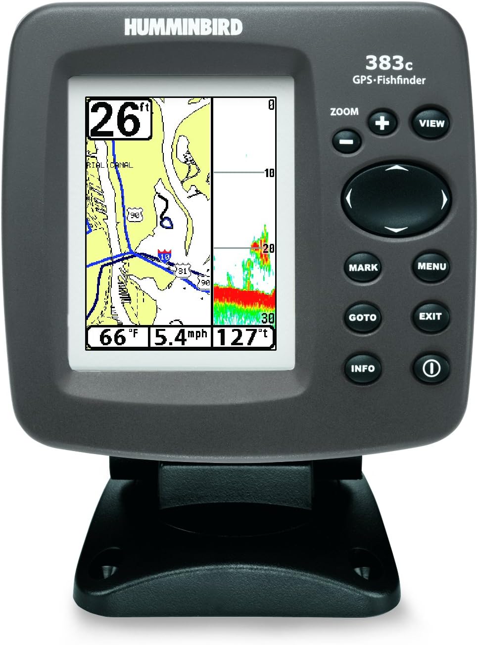 Humminbird 383c Combo 3.5Inch Waterproof Marine GPS and Chartplotter