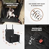Wuglo Extra Stable Dog Car Seat with Seat Belt - Waterproof up to 12 kg view 6