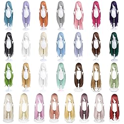 UTIEHD 100cm / 40 Inch Long Wig, Universal Anime