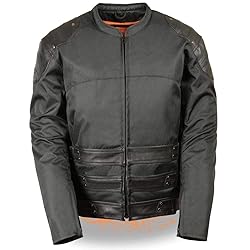 Milwaukee Leather Men's Armored Textile Motorcycle
