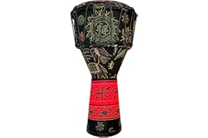 AOULIWET 10inch Djembe Drum, Adult African Drums, West African Style,Sound Healing Instrument， Percussion Instruments，Drum-Circle ，Suitable For Gift Giving﻿