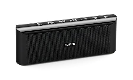 Edifier MP233 BK mobiler tragbarer Bluetooth 4.0 Lautsprecher mit NFC, integriertem MP3-Player inkl. microSD-Karteneinschub u