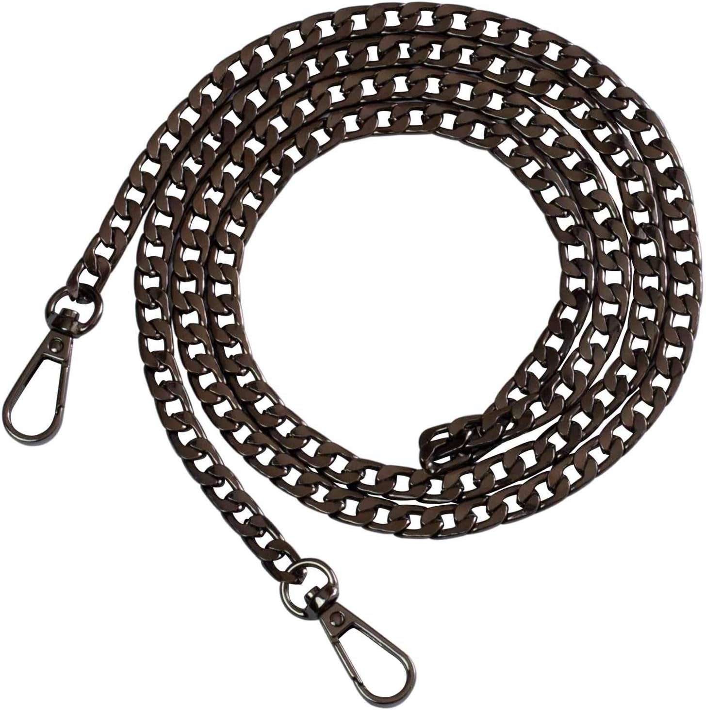 Allzedream Purse Chain Strap Replacement Crossbody Bag Handbag Purse Making Supplies (Gun Black)