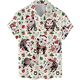 ACEPrints Hawaiian Shirt for Men Casual Button-Down Shirts Mens Hawaiian Shirts Short Sleeve Button Down Shirt Men