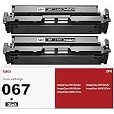 067 Black Toner Cartridge,with Chip Replacement for Canon 067 067H CRG-067 for imageCLASS MF653Cdw MF654Cdw MF656Cdw LBP633Cd