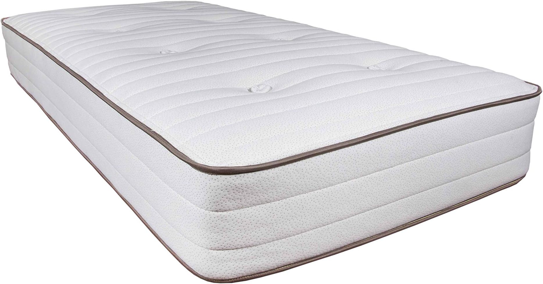 My Green Mattress - Kiwi Green GOTS & GOLS Certified Hybrid Mattress (One-Sided) (Twin) Made in The USA