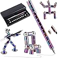 2023 New Magnetic Pen Toy, Decompression Magnet Metal Fidget Pen, Creative Toy Can Write, Gifts for Family or Friends (Multicolor)