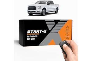 Start-X Remote Starter Kit for Ford F-150 (2015, 2016, 2017, 2018, 2019, 2020) Trucks | Push-to-Start or Key Ignition | Settings Enabled | Plug N Play | Lock 3X to Remote Start | Zero Wire Splicing