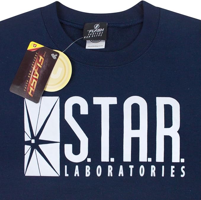 barry in star labs sweatshirt