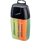 STABILO Highlighter BOSS ORIGINAL - Big Box of 4 - Yellow, Orange, Green, Pink