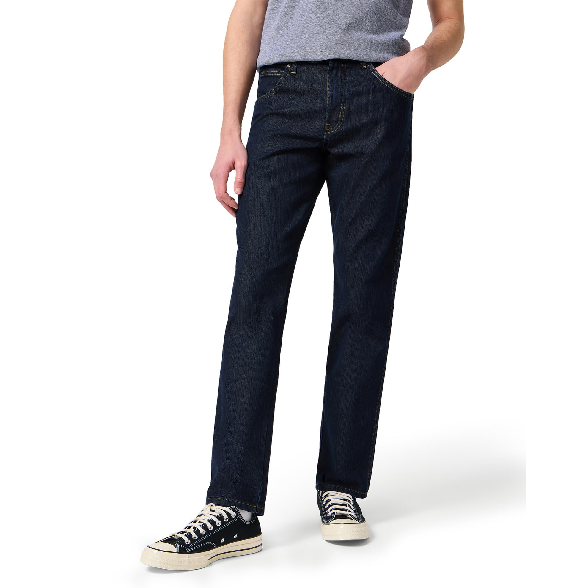 Wrangler Herren Durables Regular Fit Jeans, Rinsewash, 30W / 30L