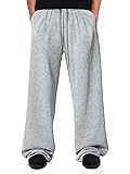 ZUGJAM Men's Baggy Sweatpants Wide Leg Lounge Sweat