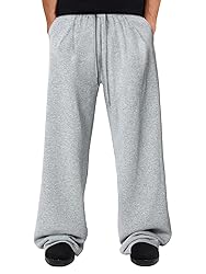ZUGJAM Men's Baggy Sweatpants Wide Leg Lounge Sweat
