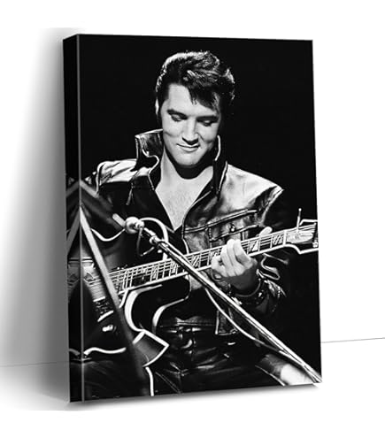 Amazon.com: Elvis Presley b&w POSTER 14.5 x 21 iconic 1956 image