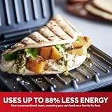 George Foreman Small Electric Fit Grill Black 760W Non Stick Health view 4