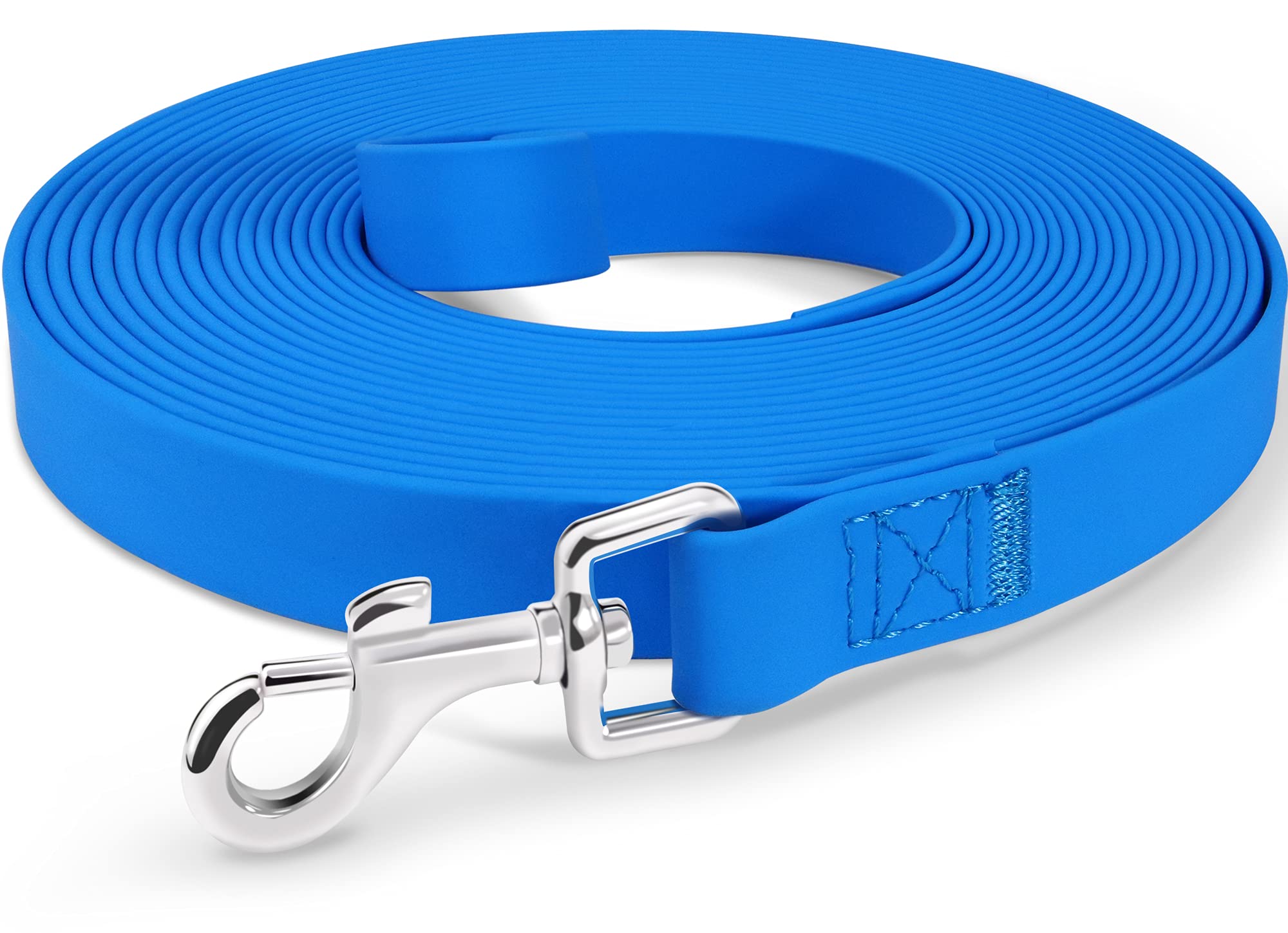 Joytale 5M 10M 15M 20M Long Line Dog Lead, Waterproof Training Lead for Medium, Large and Extra Large Dogs, Strong Long Dog Leash, Blue, 15M