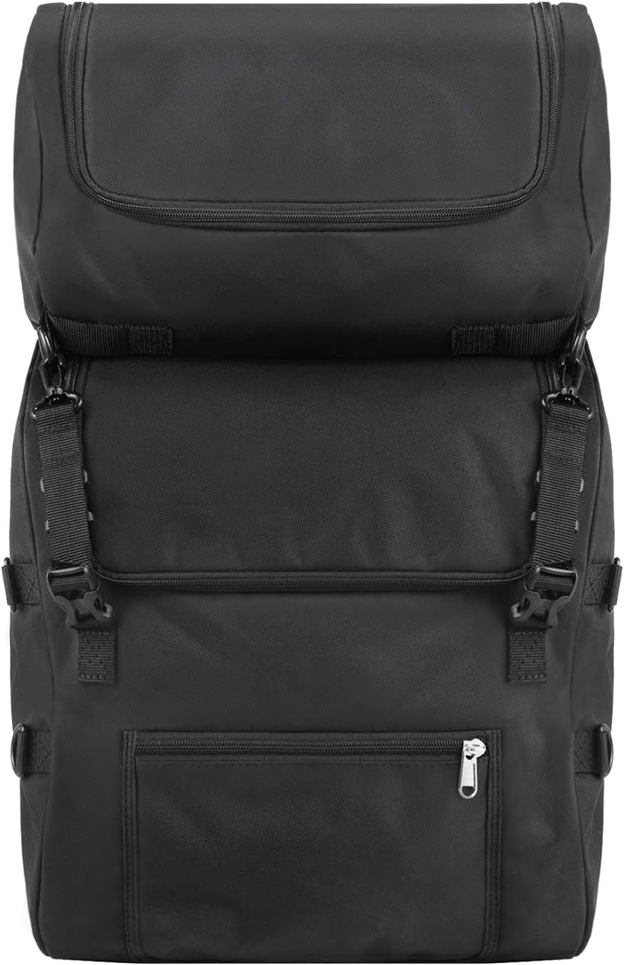 Nomad USA Economy Line Universal Heavy Duty Cordura Quick Release Sissy Bar Bag Luggage for Motorcycles