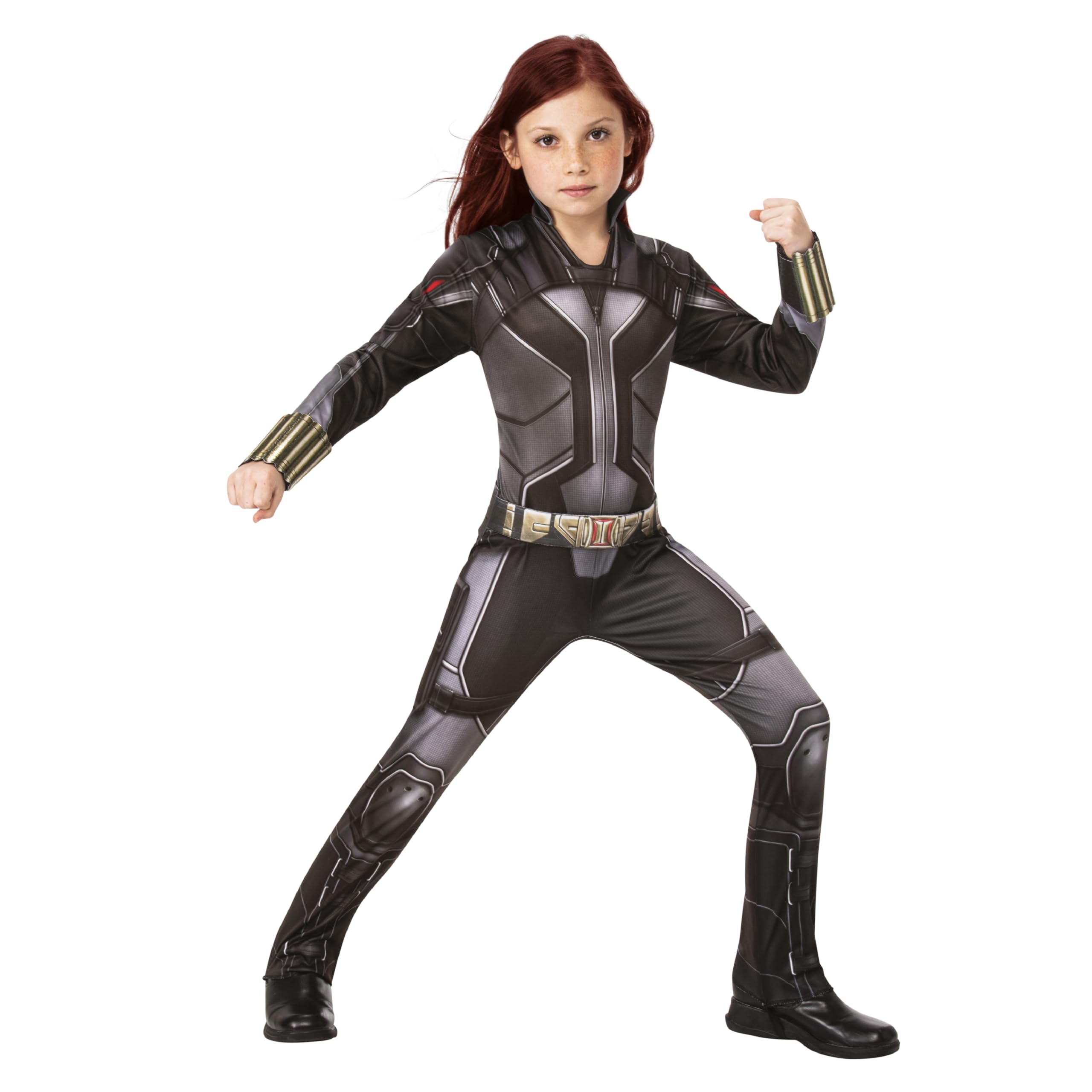 Rubies 702134S Official Marvel Studios Black Widow Movie Deluxe Kids Costume, 4-6 years, S Halloween