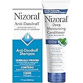 Nizoral Anti-Dandruff Shampoo, 7 Oz + Deep Moisturizing Conditioner, 9.4 Oz Bundle