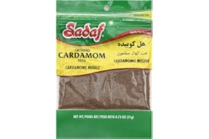 Sadaf Green Cardamom Powder - Ground Cardamom for Cooking and Food Flavoring - Middle Eastern Cuisine - Cardamomo Verde - Kos