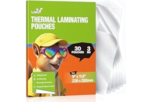 Uinkit Thermal Laminating Pouches 3Mil 9x11.5 Inches Laminating Sheets for Extra Protection for Sealed Letter Size 8.5x11 Pho