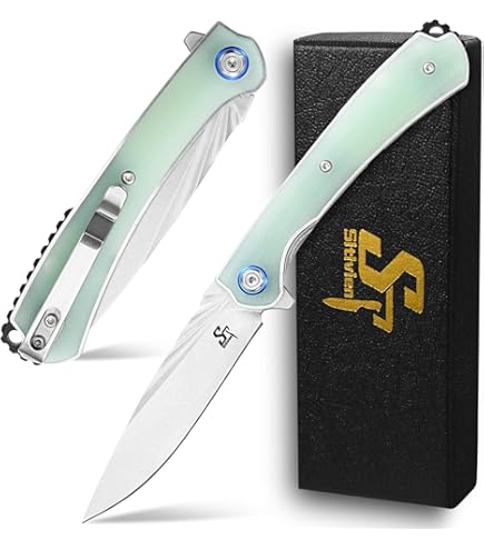 Amazon.com : Sitivien ST152 Folding Knife,K110(D2) Steel Blade