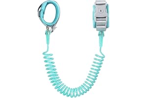 FZBJAYOON Anti Lost Wrist Link Anti Lost Leash Baby Leash Anti-Lost Wrist Chain with Child Upgraded Safety Locks for Kids (Green 8.2 Feet)
