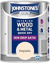 Johnstone's Wood & Metal Paint Satin Magnolia 750ml Water Based view 7