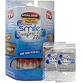 Instant Smile Comfort Fit Flex Natural Shade - Slightly Imperfect - with 2 extra fitting bead bags. One size fits most people