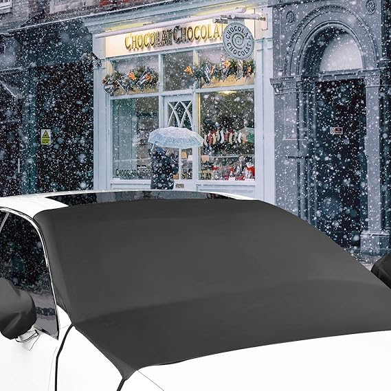 Amazon Co Jp M Way カーフロントカバー フロントガラスカバー 車用サンシェード カー用品 四季用 凍結防止 雪対策 紫外線カット 日除け 落葉対策汚れ防止 簡単取り付け 防水 軽量 各車種通用 L 車 バイク