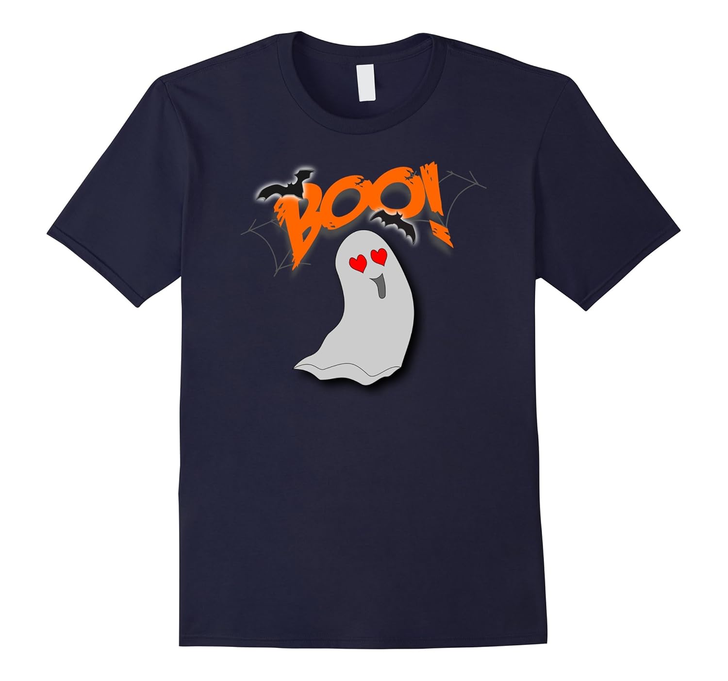 Emoticon Love Heart Eyes Ghost Halloween Costumes Gift Shirt-ANZ