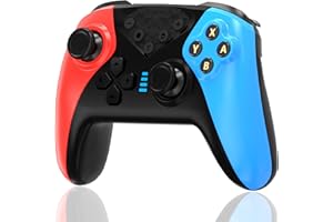 SZYUYU ZYUYU Switch Controller for Nintendo Switch,Switch Pro Controller for Wireless Switch/Switch Lite Remote with Dual Vibration/LED Keys Light, Gyro Axis, Motion Support Wake Up and Adjustable Turbo