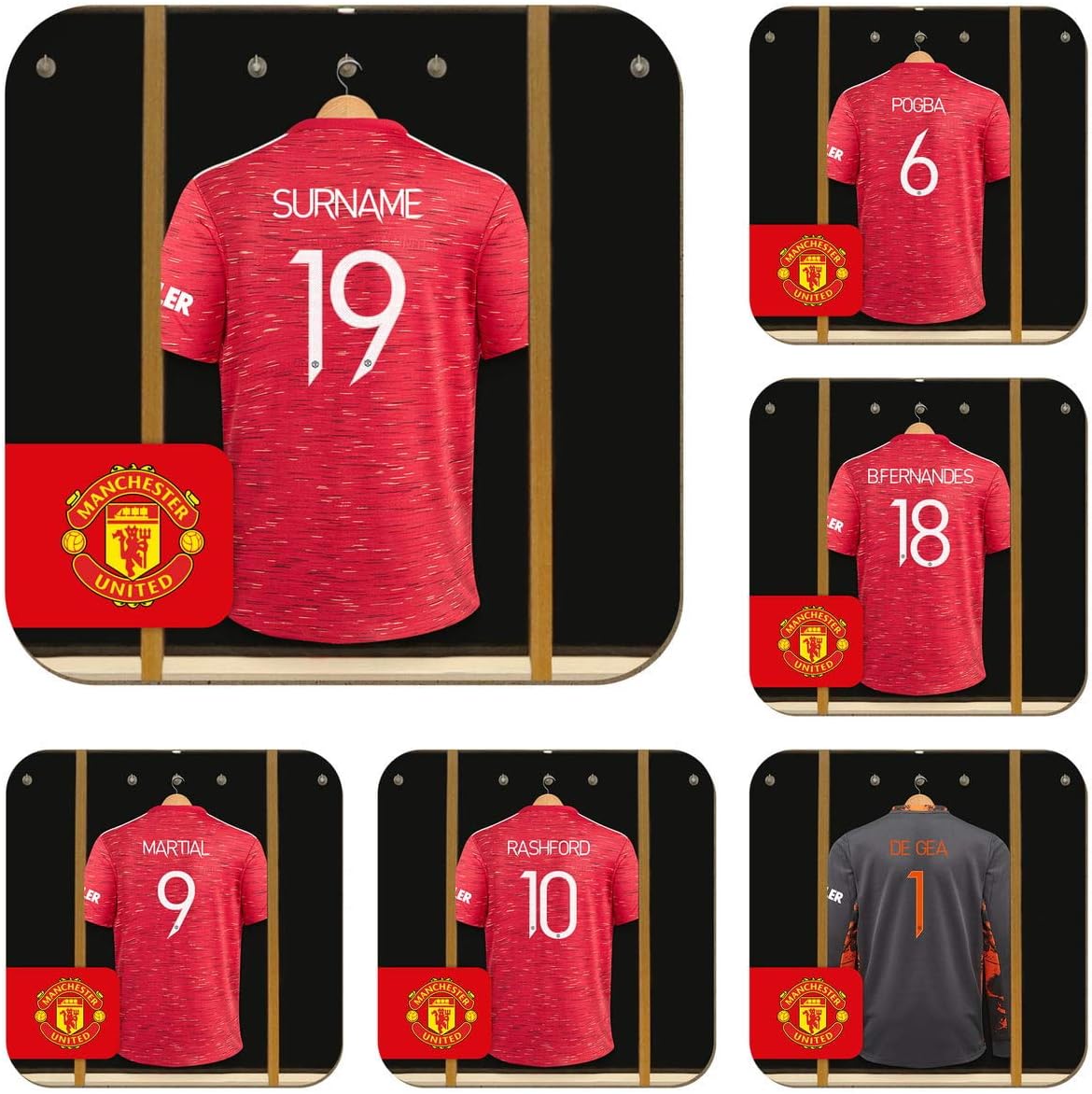 man utd personalised shirt